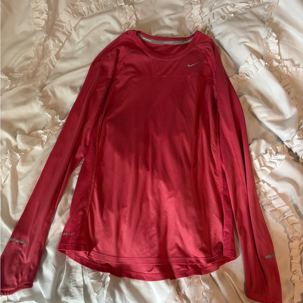 Nike Women's Pink Long Sleeve Top